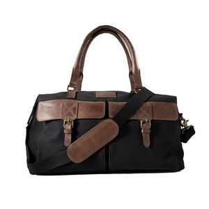 Ariat Black and Brown Duffel Bag
